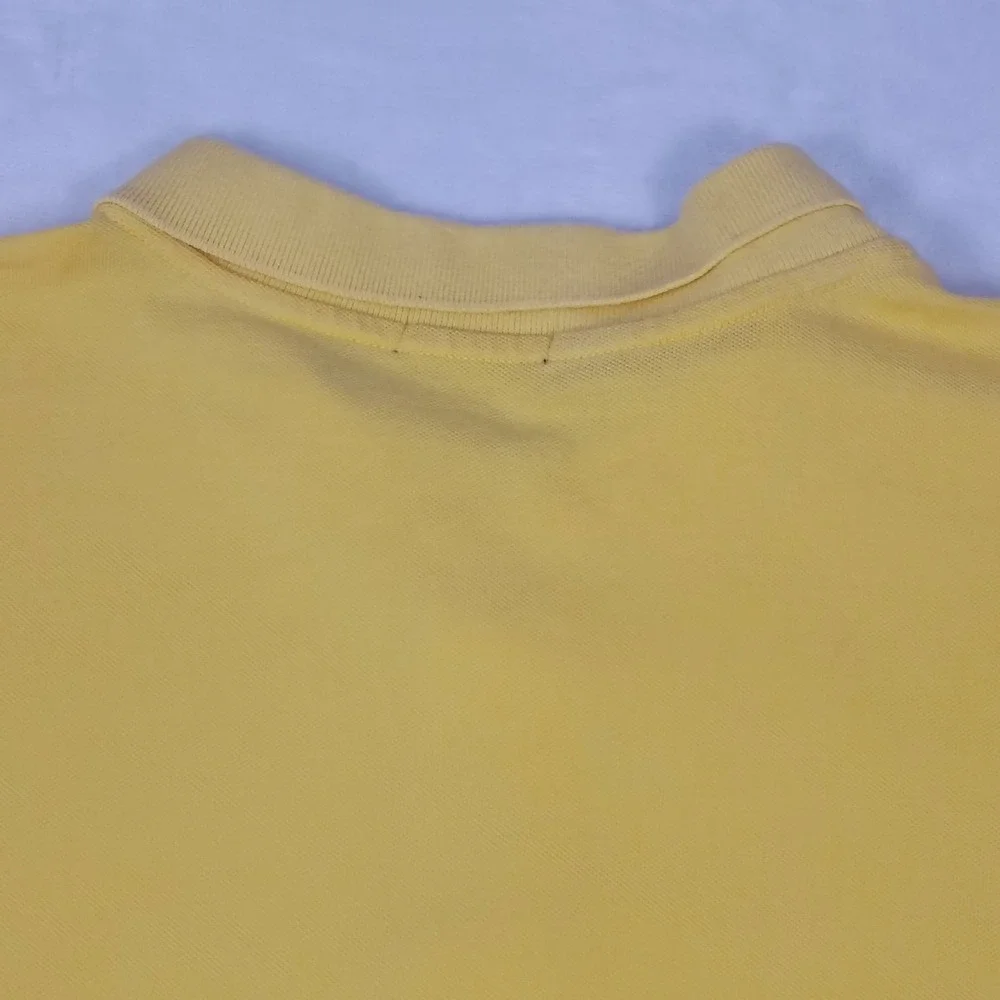Polo Ralph Lauren Mens 4XB Yellow Short Sleeve Cotton Pique Pony Polo Shirt